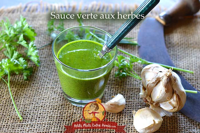 Sauce verte aux herbes