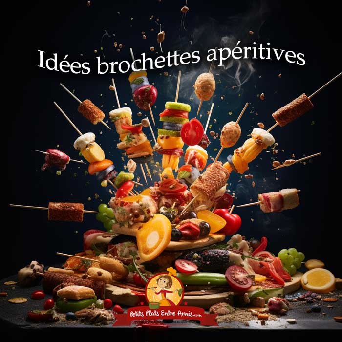 Idées brochettes apéritives