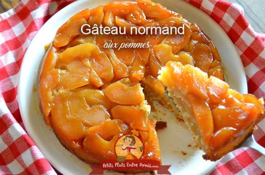 Gâteau normand aux pommes