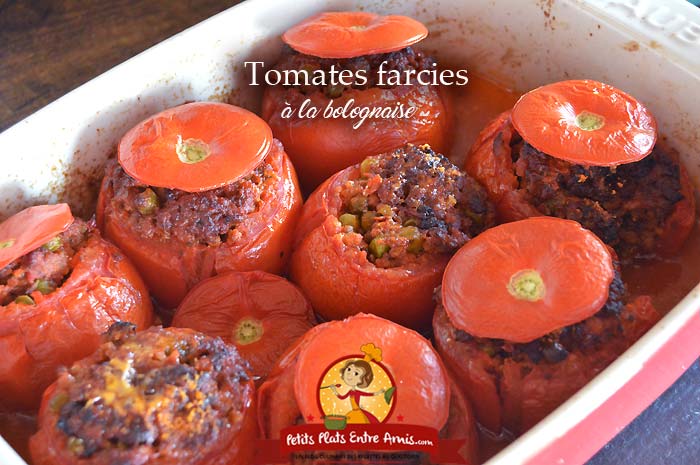 Tomates farcies à la bolognaise