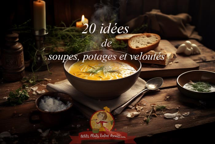 20 idées de soupes, potages et veloutés