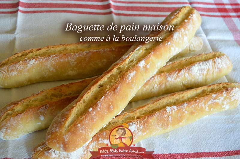 Recette de baguette de pain maison