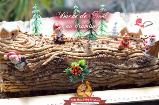 Recette bûche de Noël tiramisu