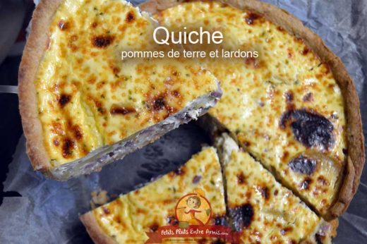 Quiche pommes de terre et lardons