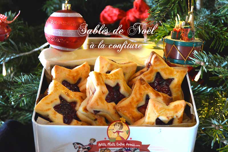 Sablés de Noël à la confiture