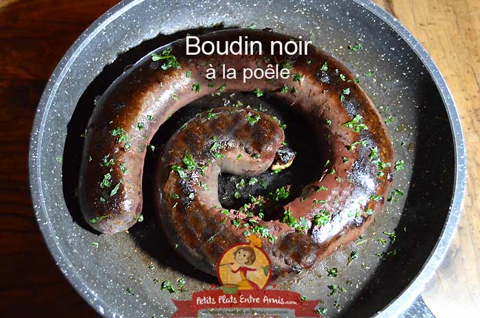 Boudin noir à la poêle