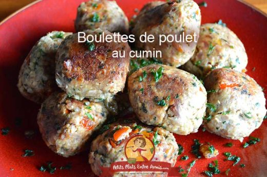 Boulettes de poulet au cumin