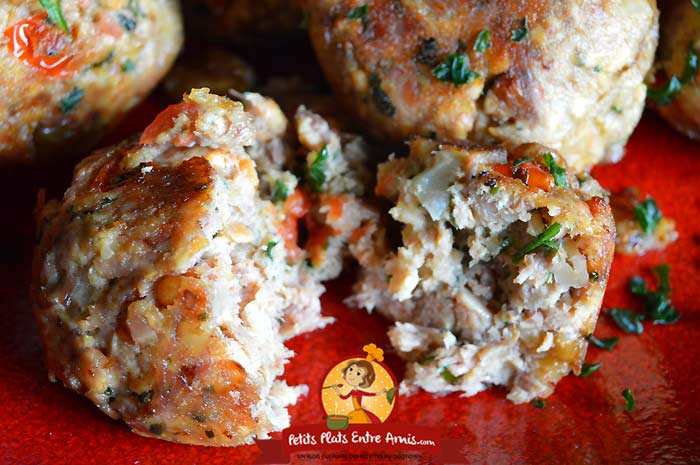 Cuisson boulettes de poulet au cumin