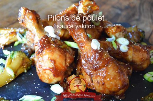 Pilons de poulet sauce yakitori