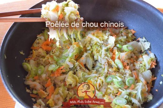 Poêlée de chou chinois