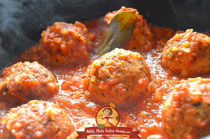 Recette boulettes de porc sauce tomate