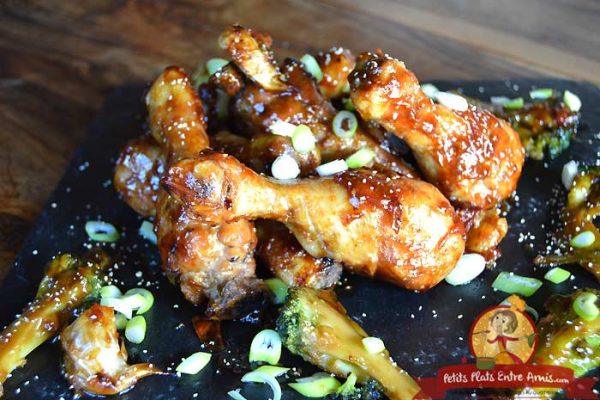 Recette pilons de poulet sauce yakitori