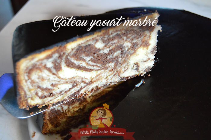 Gâteau yaourt marbré