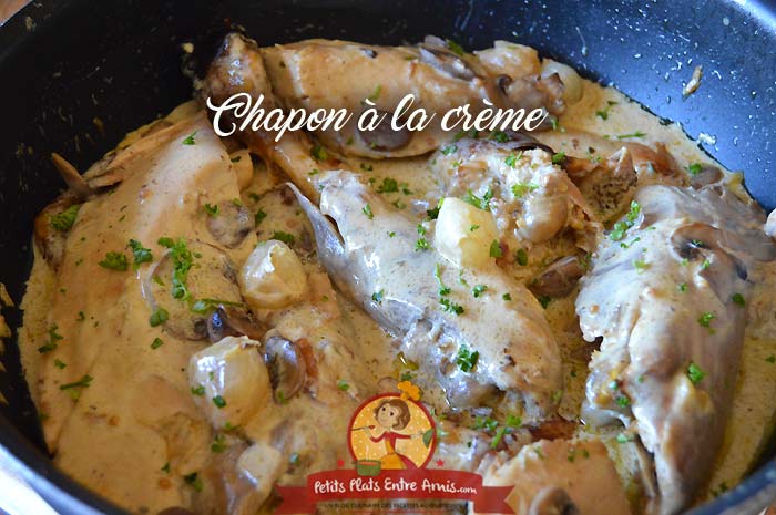 Chapon à la crème