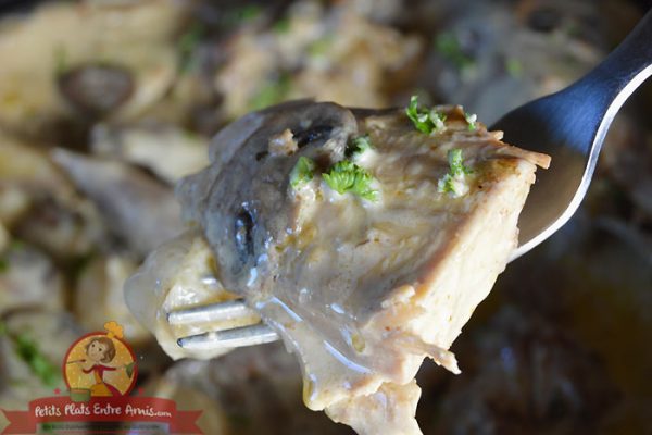 Cuisson chapon à la crème