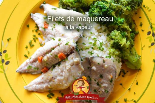 Filet de maquereau à la vapeur