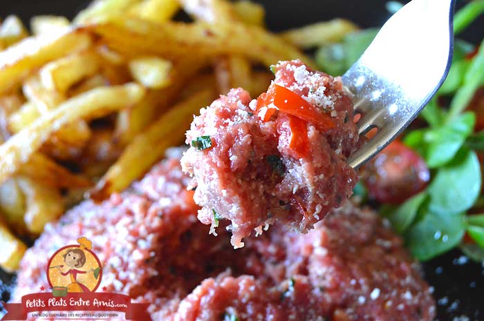 Ingrédients Tartare de boeuf à l'italienne