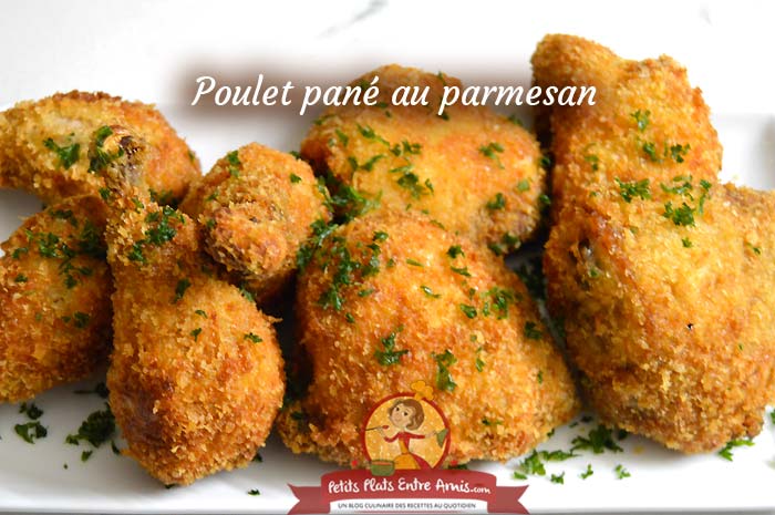 Poulet pané au parmesan