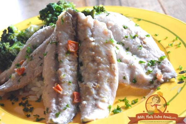 Recette filet de maquereau à la vapeur