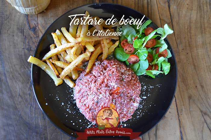 Tartare de boeuf à l'italienne