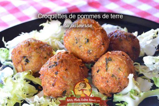 Croquettes de pommes de terre au parmesan