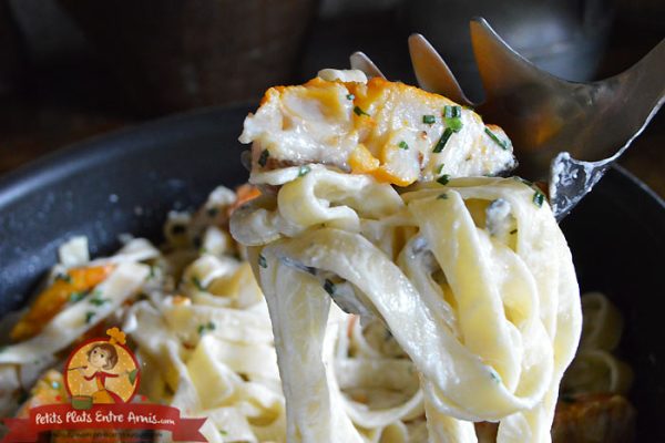 Cuisson Tagliatelles au haddock