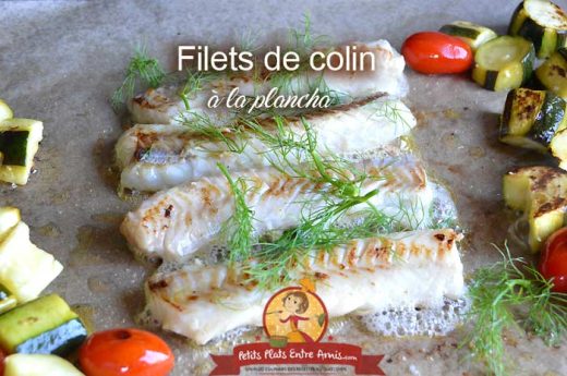 Filets de colin à la plancha