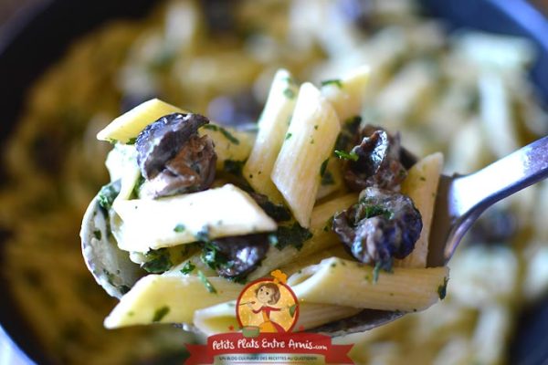 Ingrédients pâtes aux escargots ail et persil