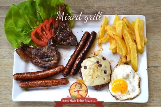 Recette de mixed grill