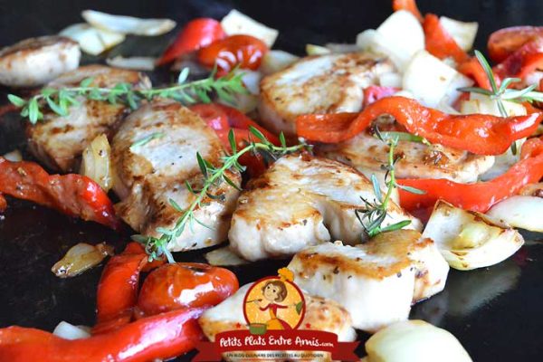 Recette filet de poulet à la provençale cuit à la plancha
