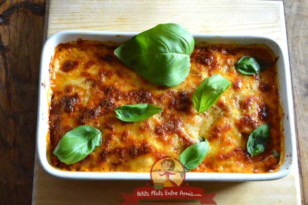 Cuisson gratin de pommes de terre et œuf sauce tomate