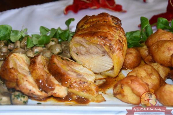 Recette bûche de chapon