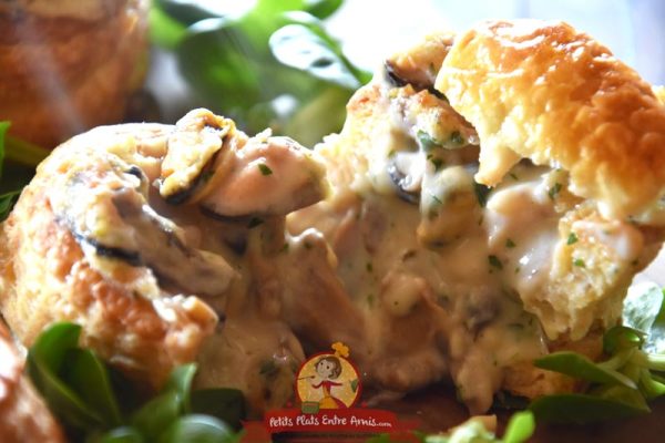 Cuisson bouchée à la reine aux fruits de mer