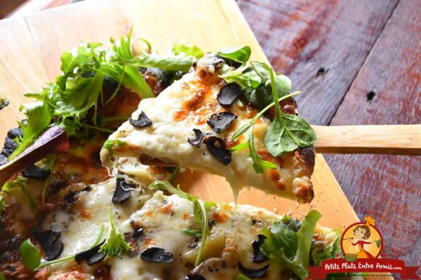 Cuisson pizza à la truffe