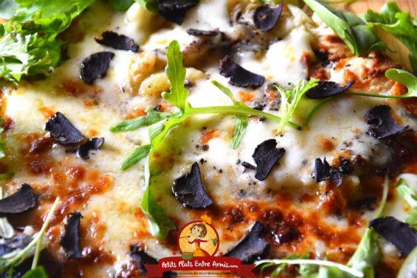 Ingrédients pizza à la truffe