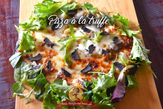 Recette pizza à la truffe