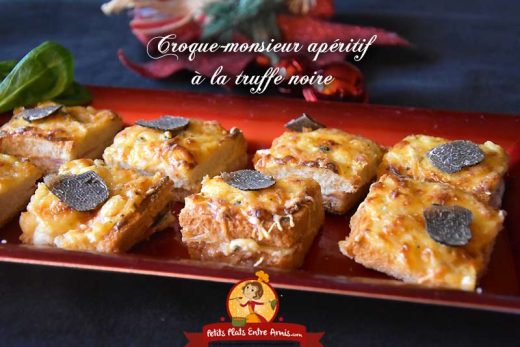 Croque-monsieur apéritif à la truffe noire