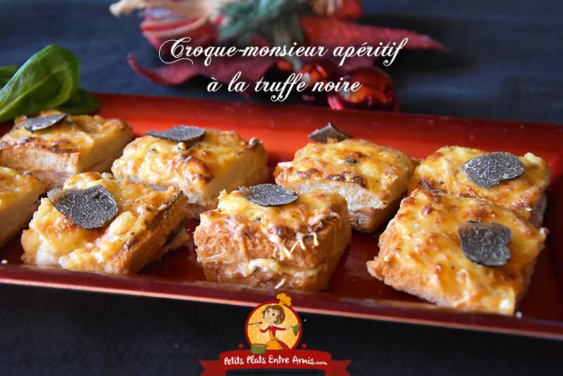 Croque-monsieur apéritif à la truffe noire