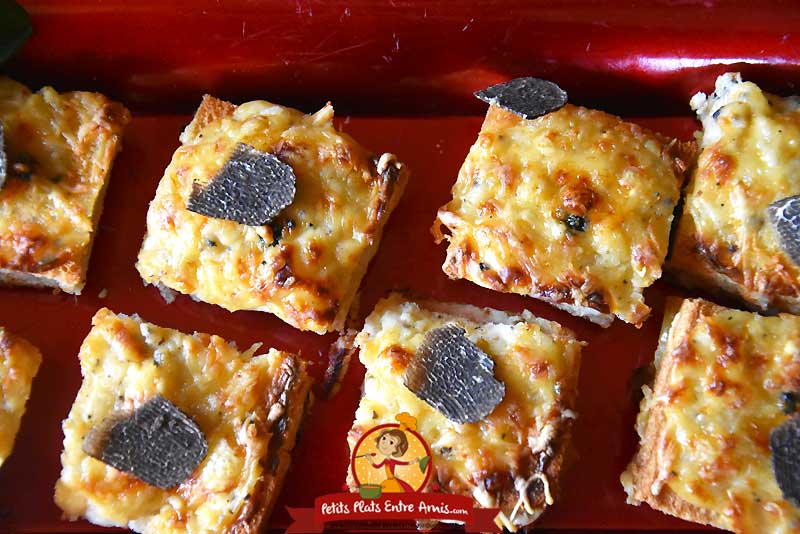 Recette croque-monsieur apéritif à la truffe noire