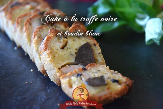 Cake à la truffe noire et boudin blanc