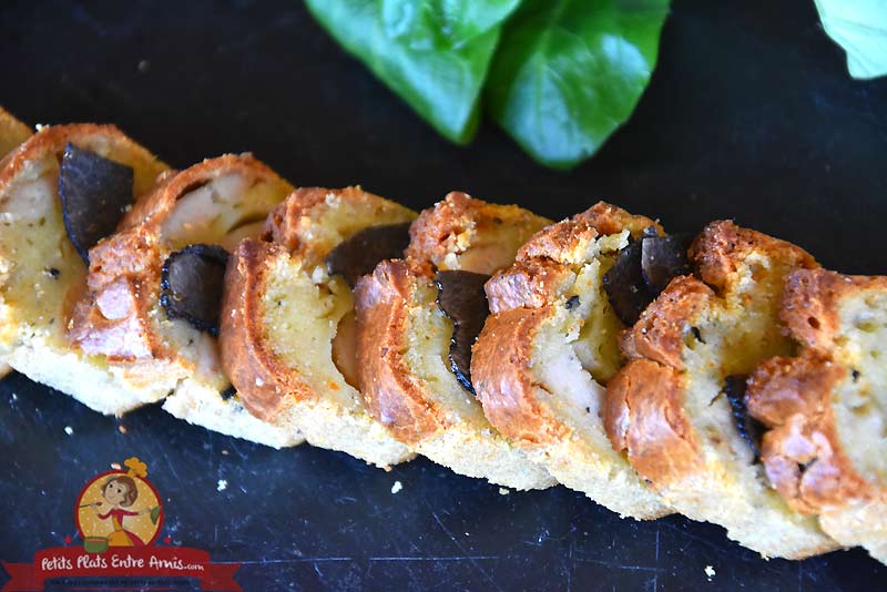 Cuisson cake à la truffe noire et boudin blanc