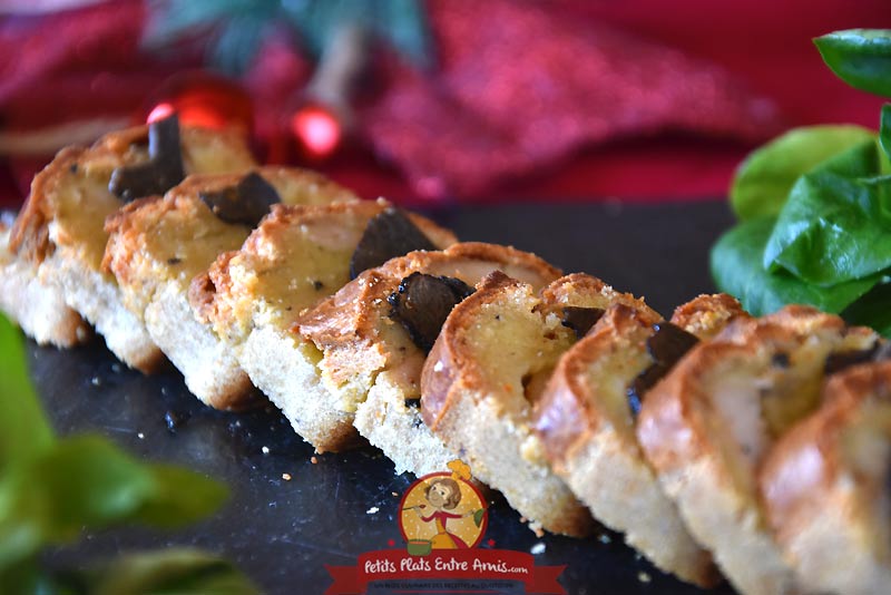 Recette cake à la truffe noire et boudin blanc